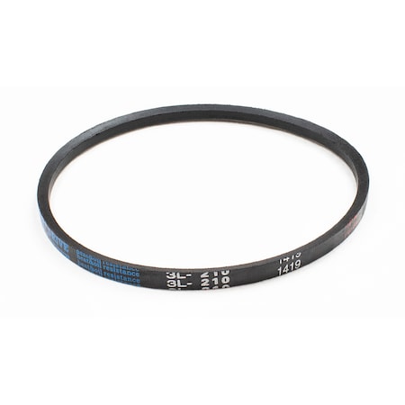 D&D 3L210 FHP V-Belt, 21 in Outside Length, 3/8 in Top Width, 7/32 in Thickness, 1 Ribs 3L210